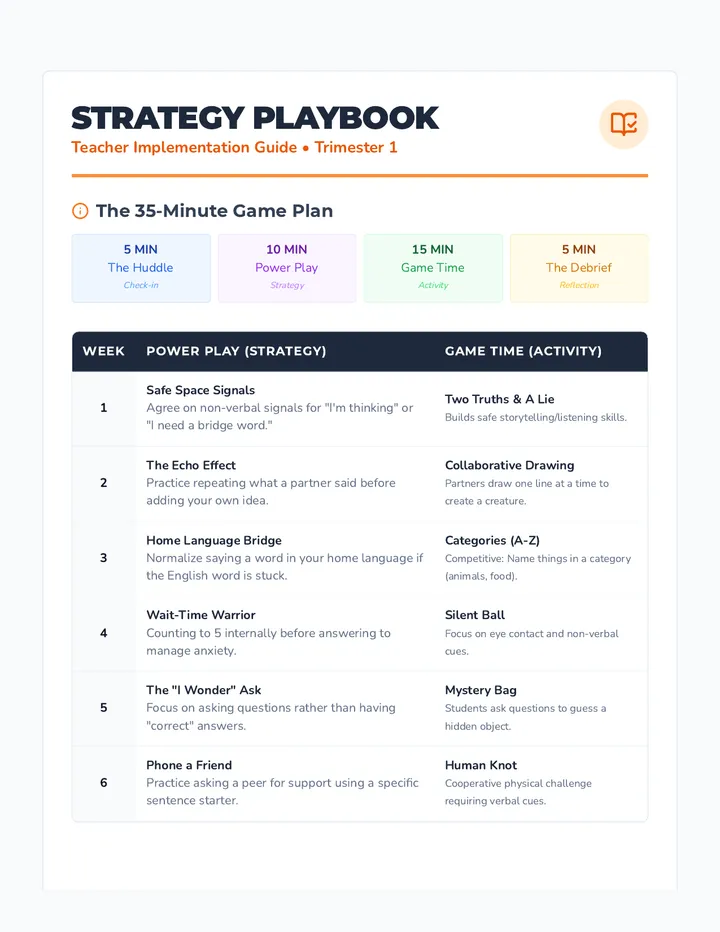 Strategy Playbook Guide