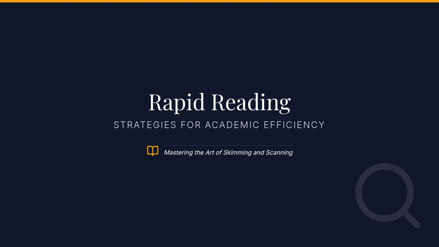 Rapid Reading Slides