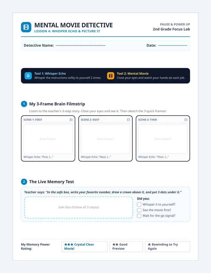 Mental Movie Detective Handout