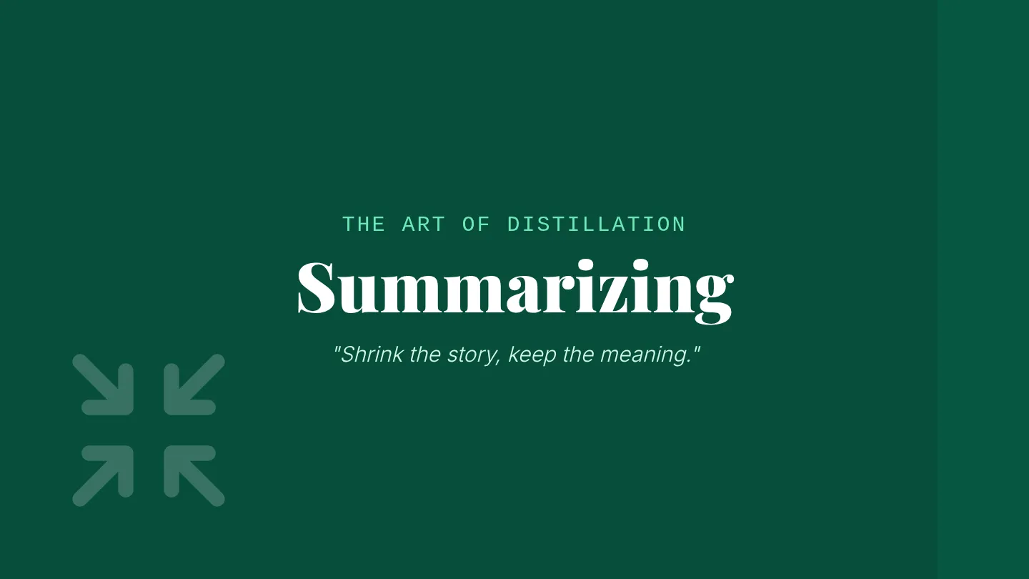 Summary Skills Slides