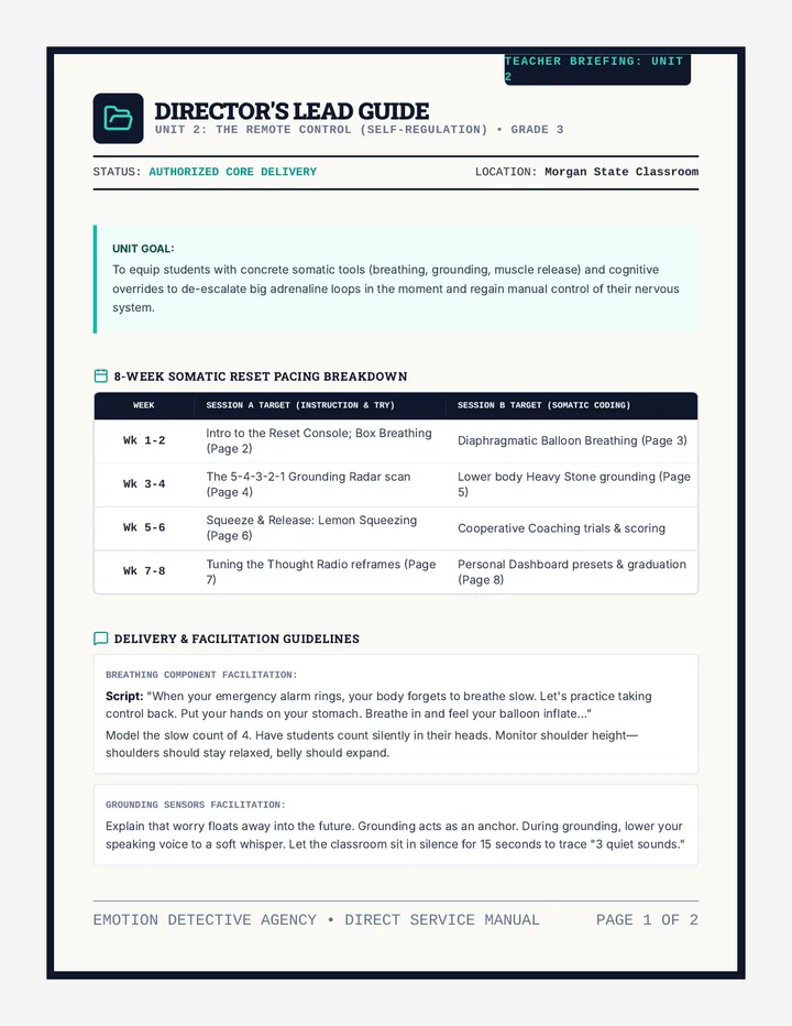Remote Control Teacher Guide