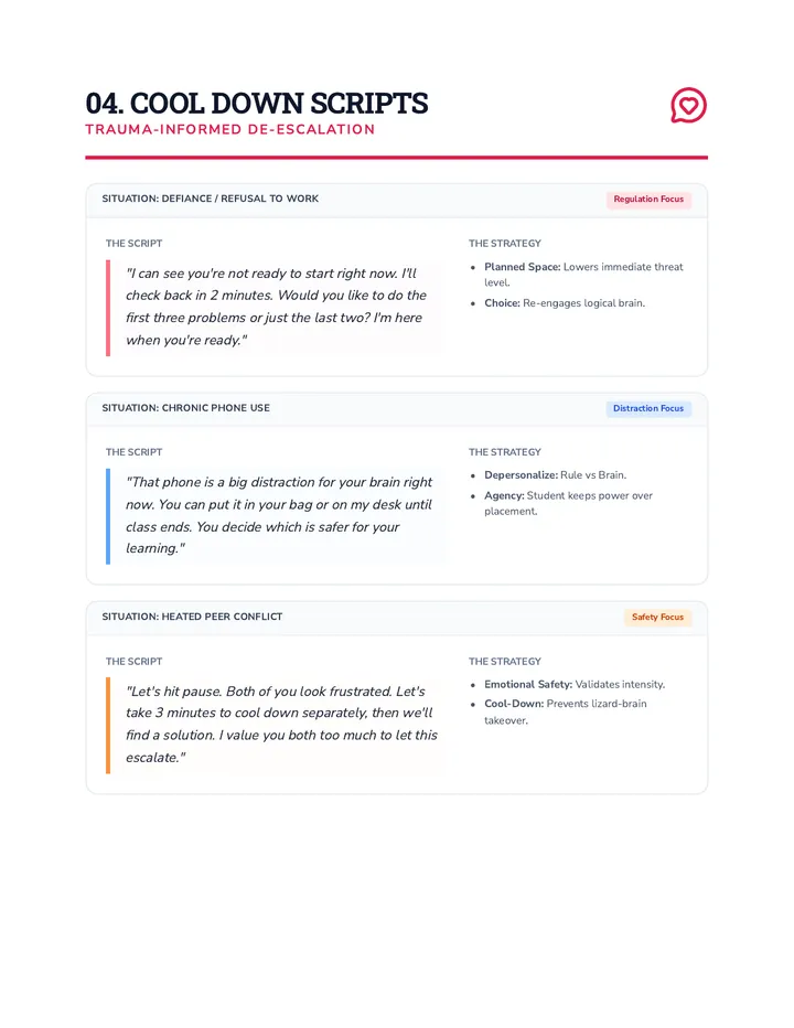 Calm Classroom Blueprint • Lesson • Lenny.com