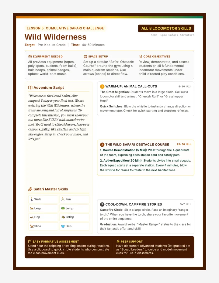 Wild Wilderness Lesson Plan
