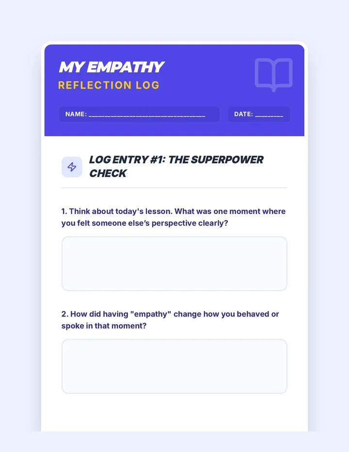 My Empathy Reflection Log