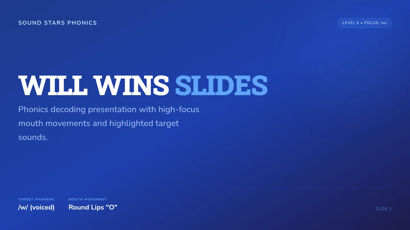 Will Wins Slides