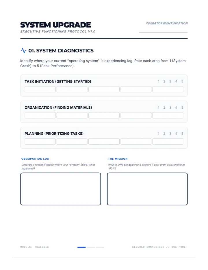 System Upgrade Workbook