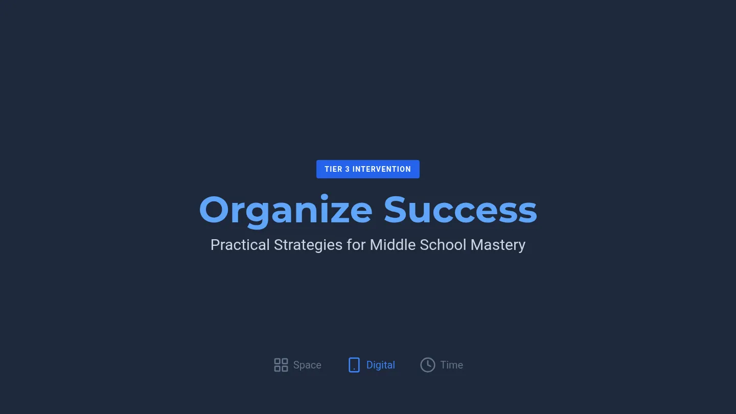 Organize Success Slides