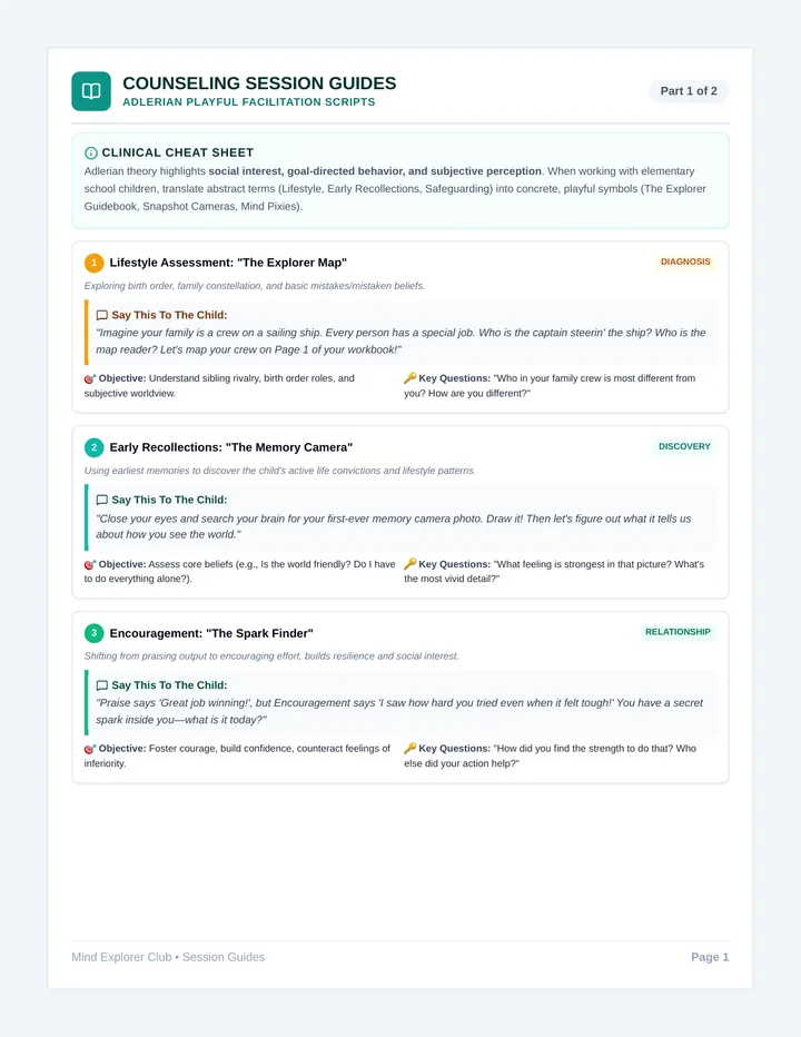 Counseling Session Guides