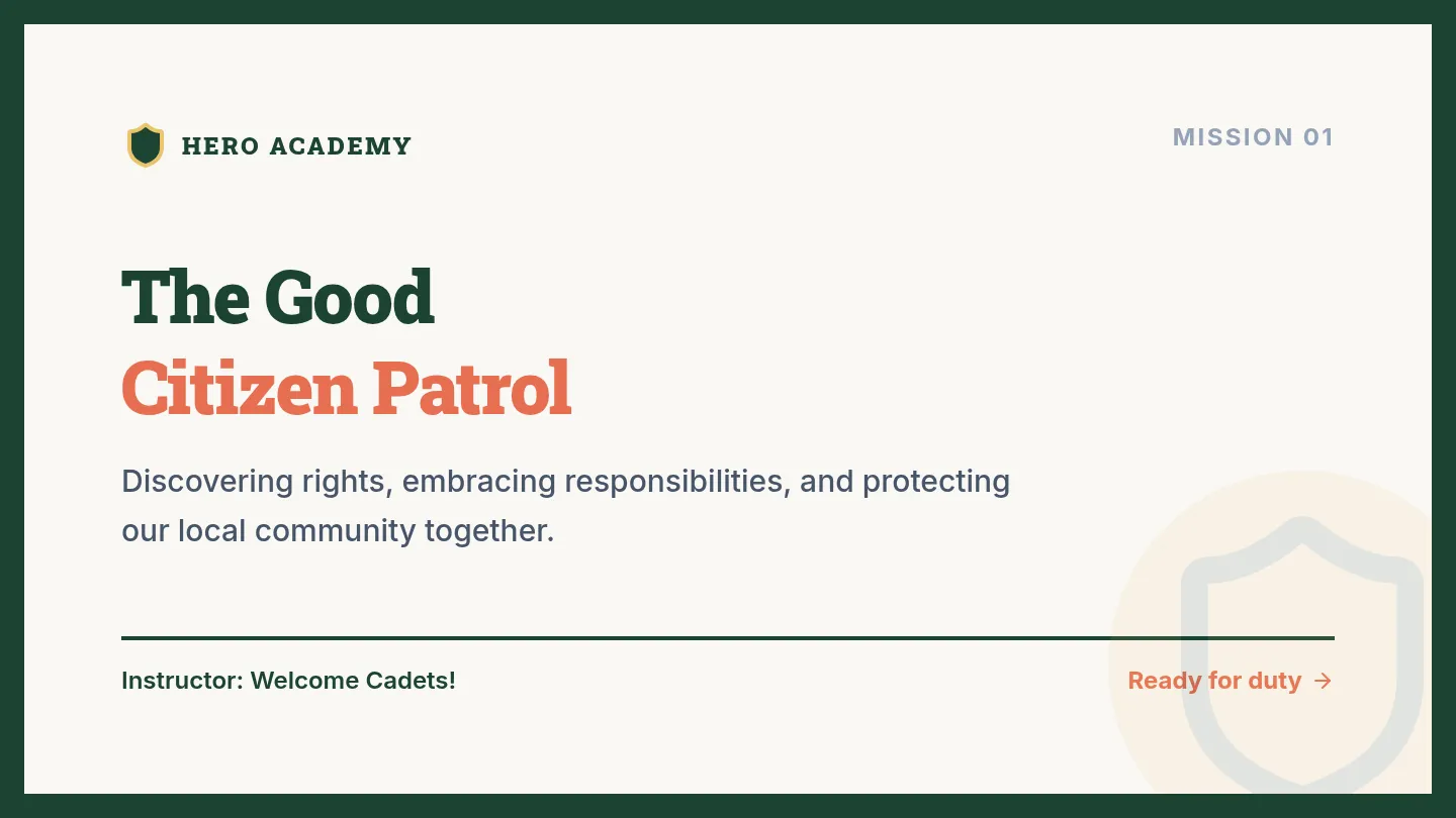 Hero Academy Slides