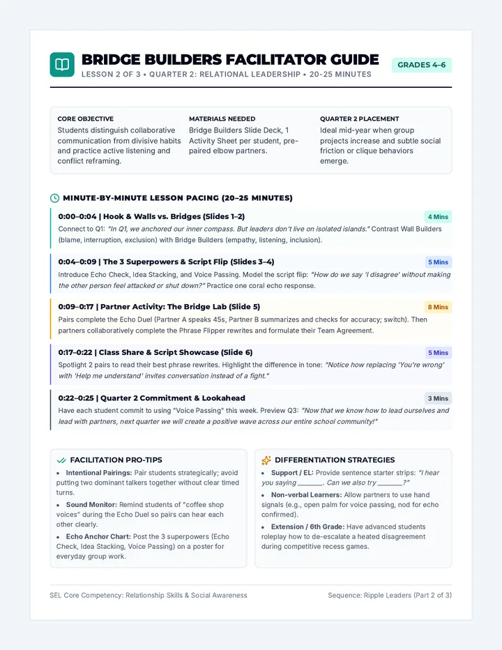 Bridge Builders Facilitator Guide