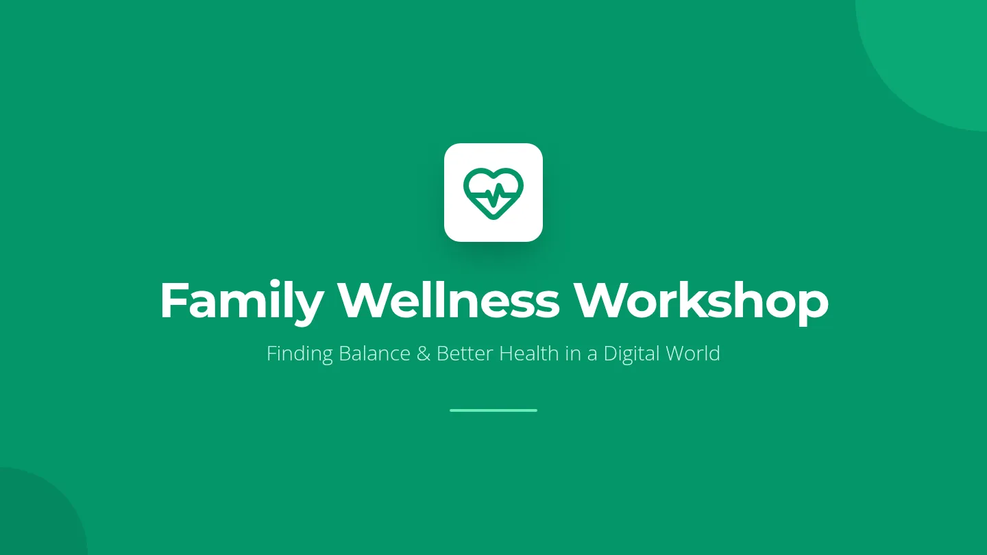 Family Wellness Slideshow