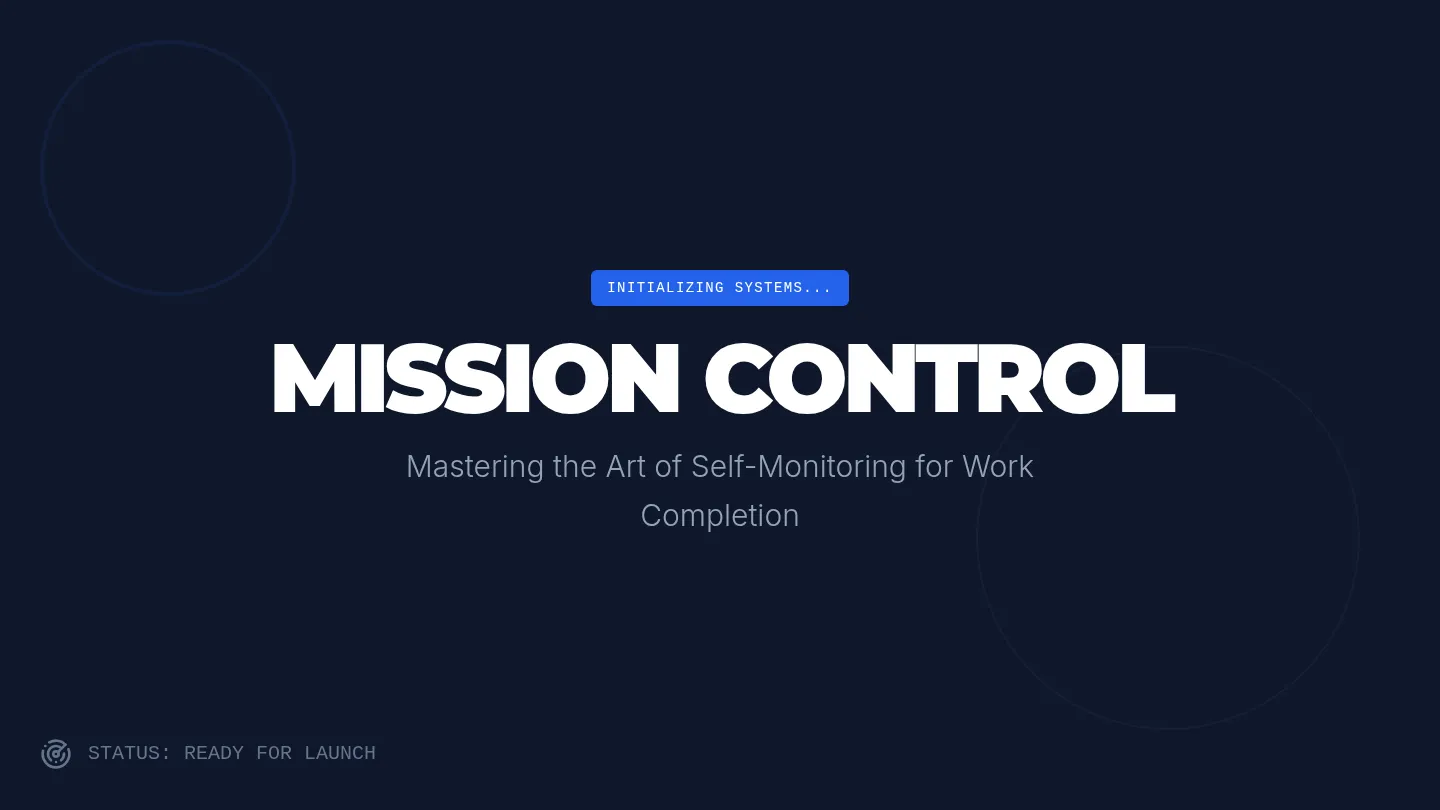 Mission Control Slides