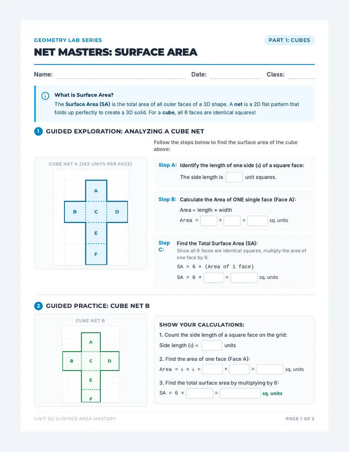 Net Masters Worksheet