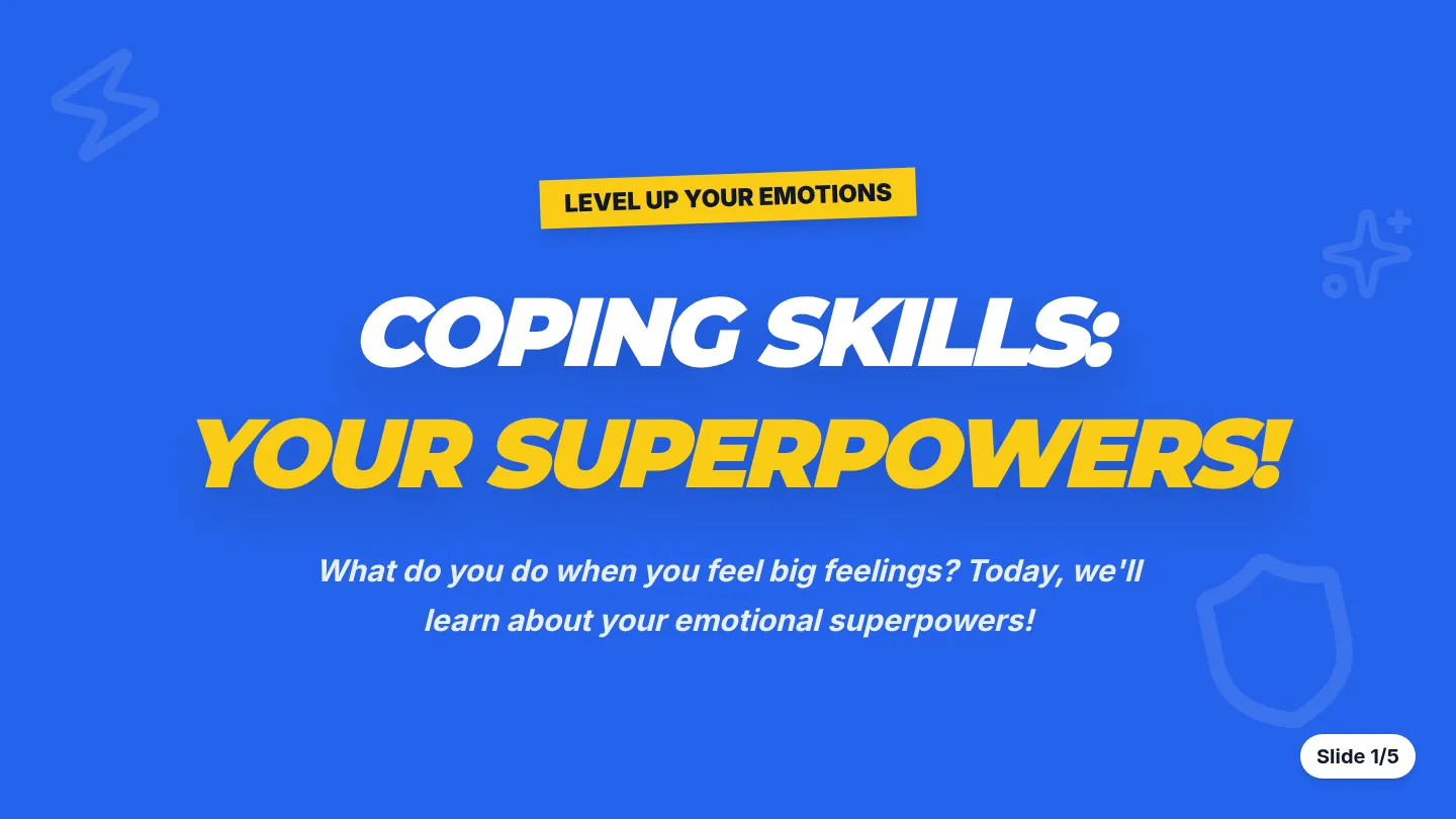 Coping Skills Slides