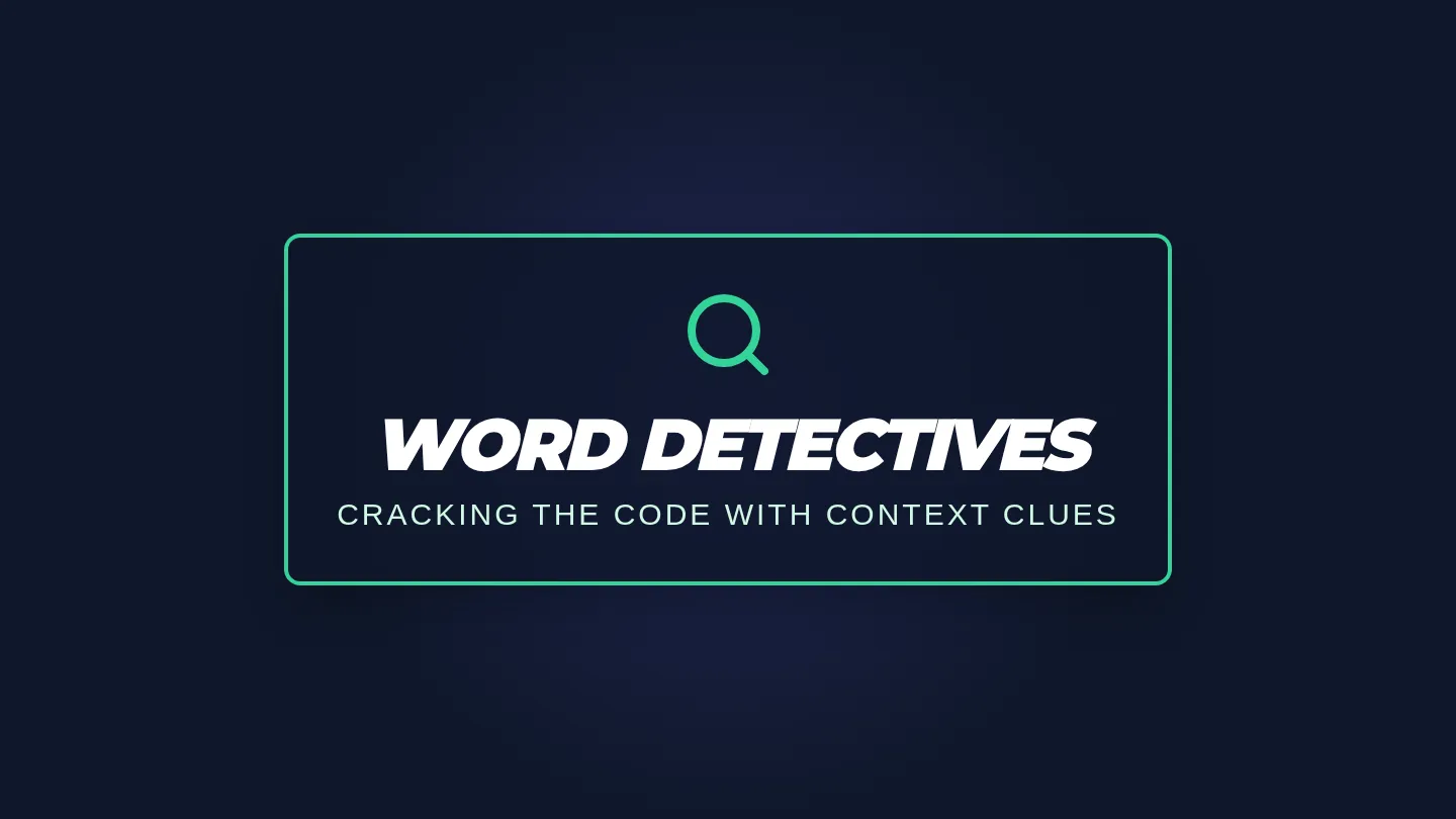 Word Detective Slides