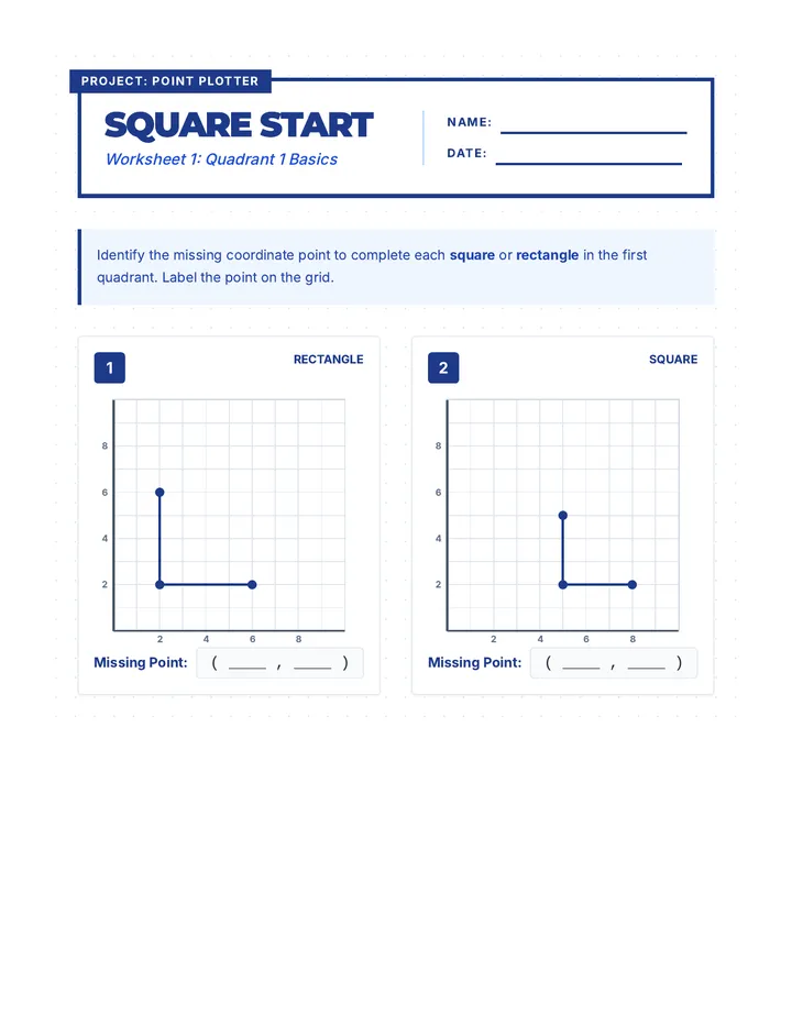 Drafting 101 Worksheet