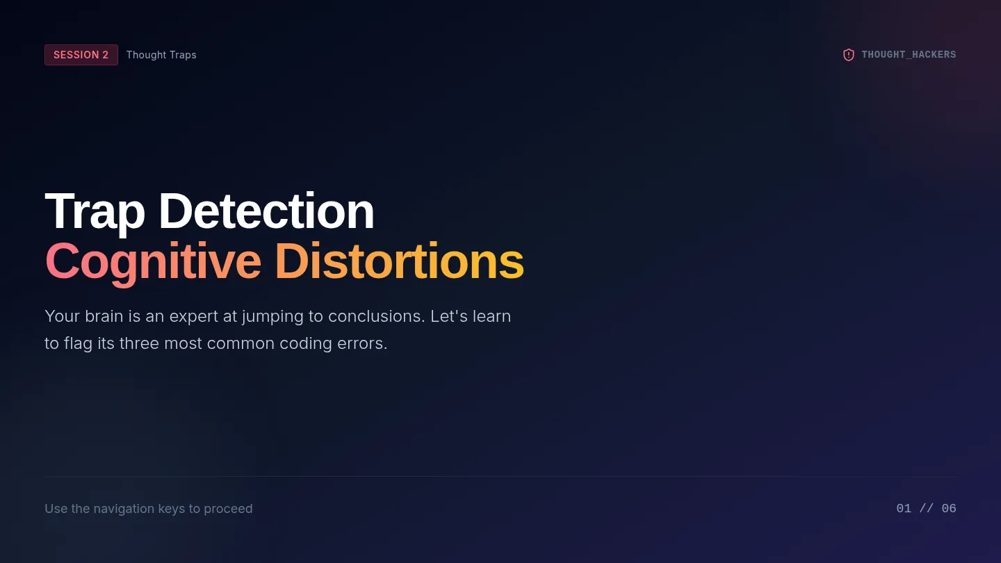 Trap Detection Slides
