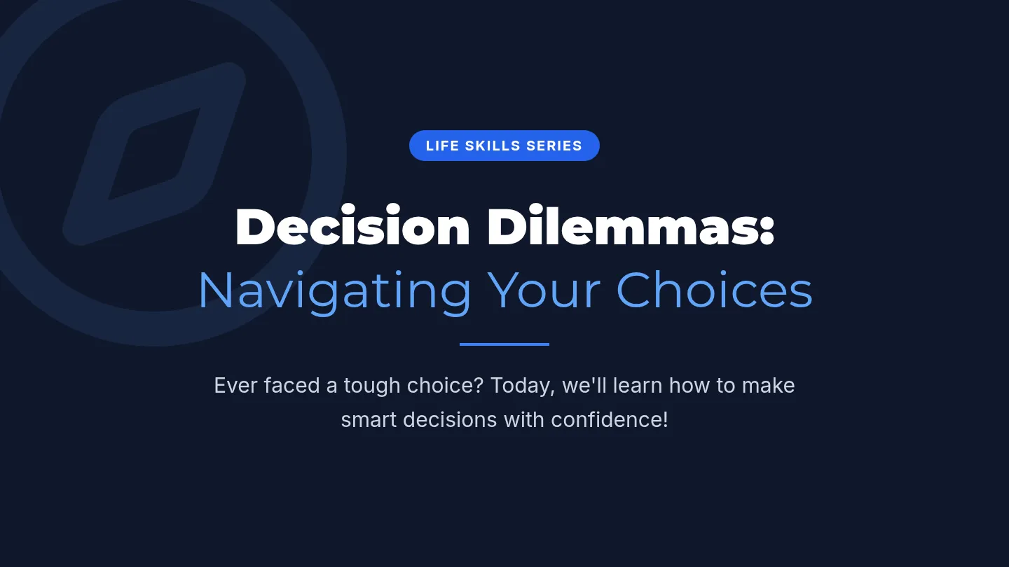 Your Decision-Making Compass Slide Deck