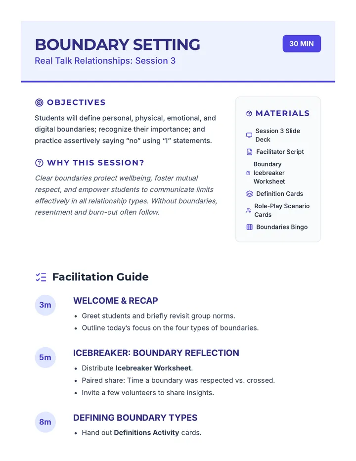 Session 3 Lesson Plan