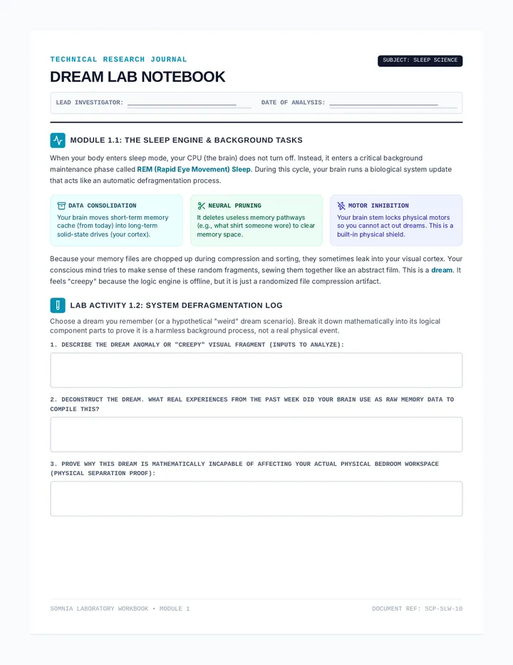 Dream Lab Notebook
