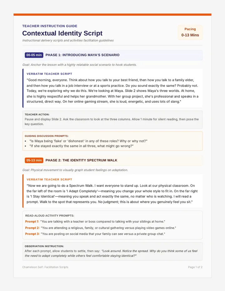 Contextual Identity Script