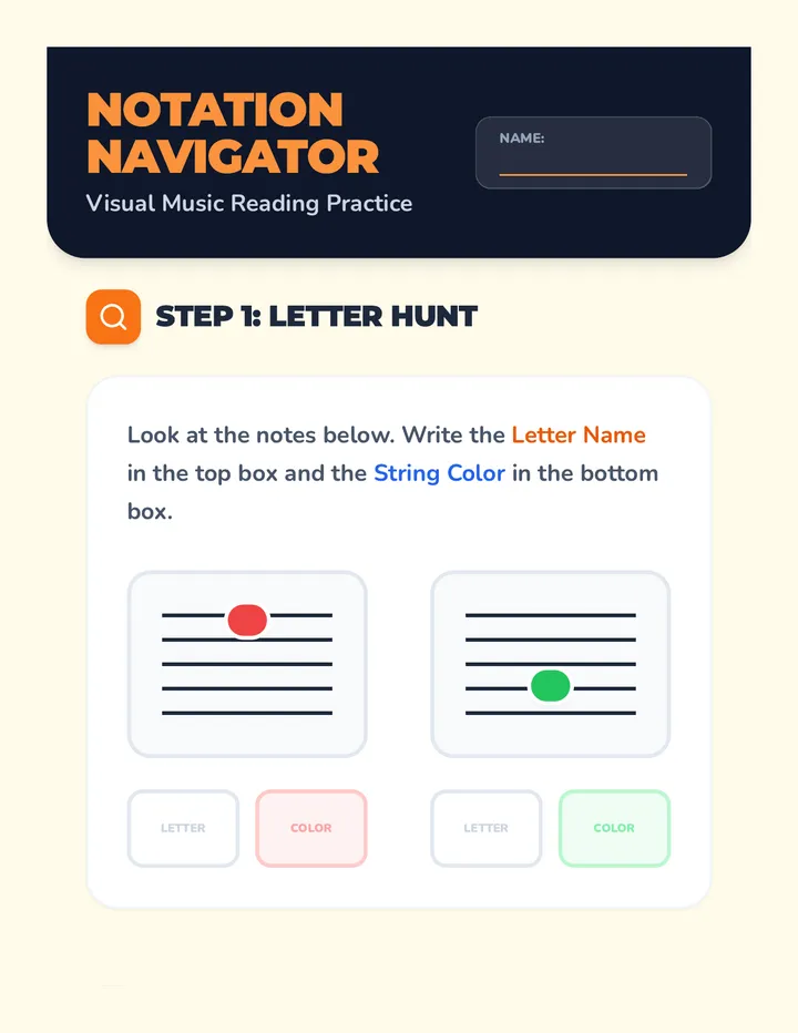 Dyslexia Friendly Worksheet