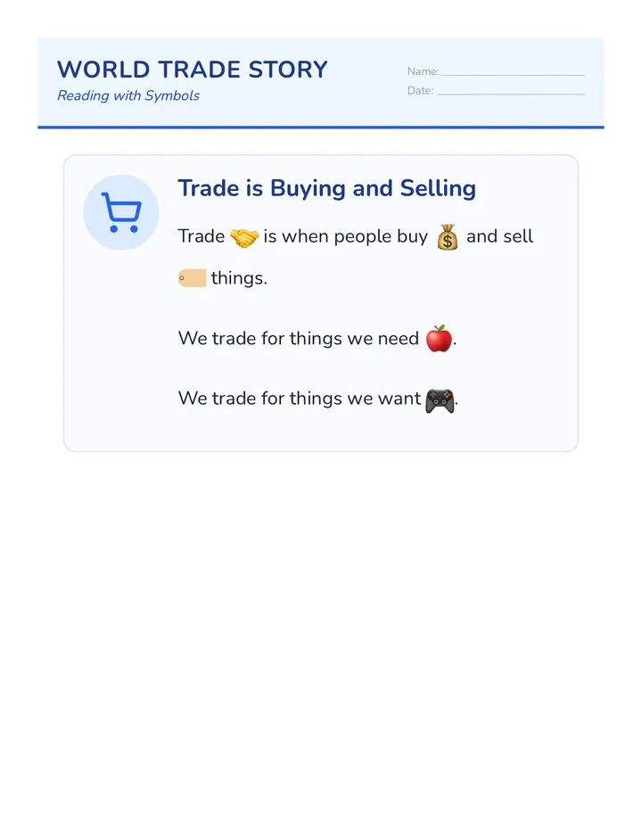 World Trade Story Document