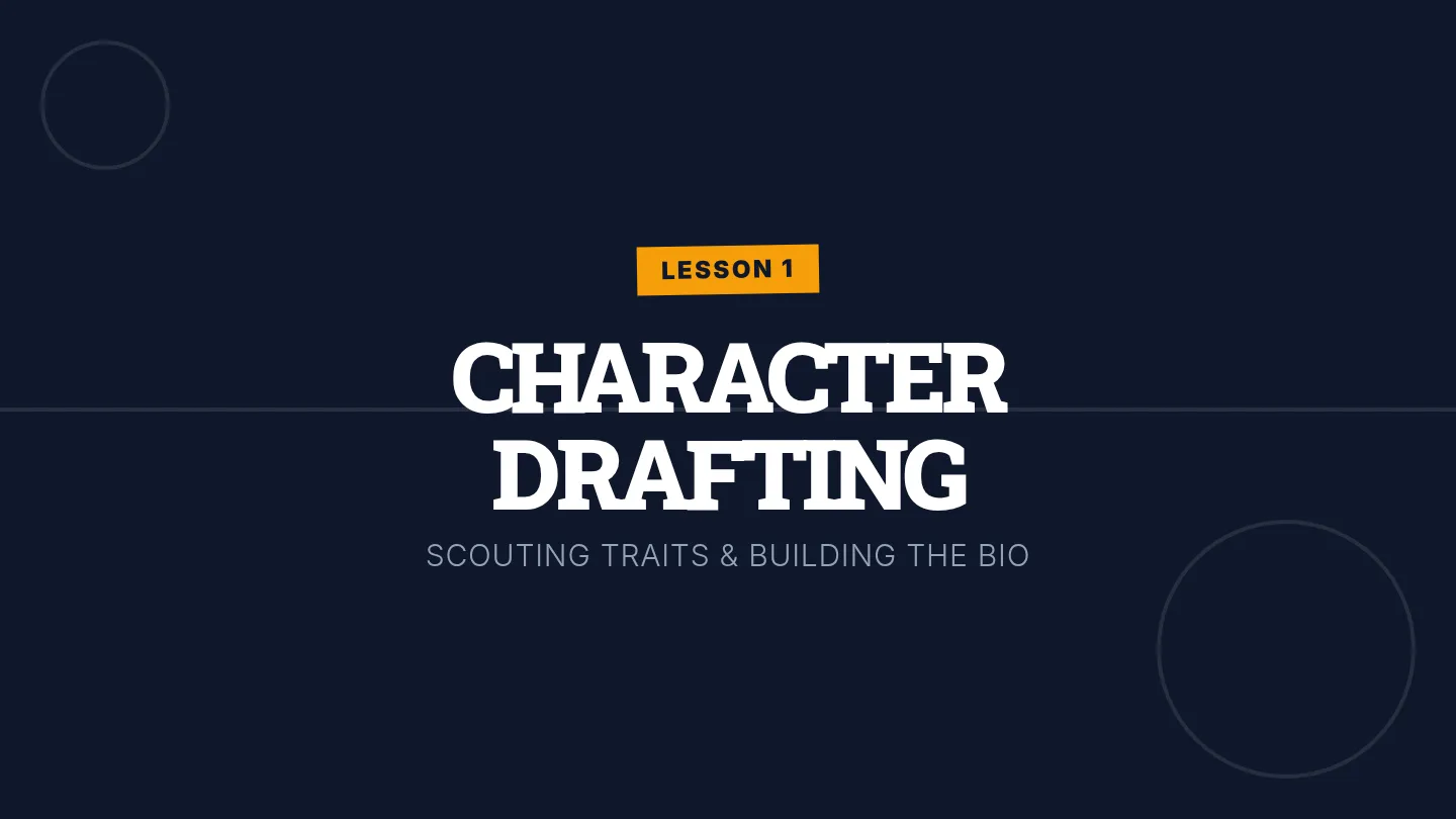 Character Draft Slides