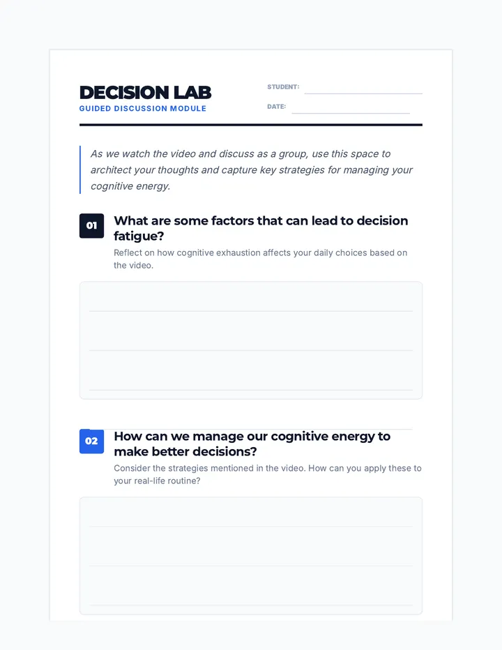 Decision Lab Discussion