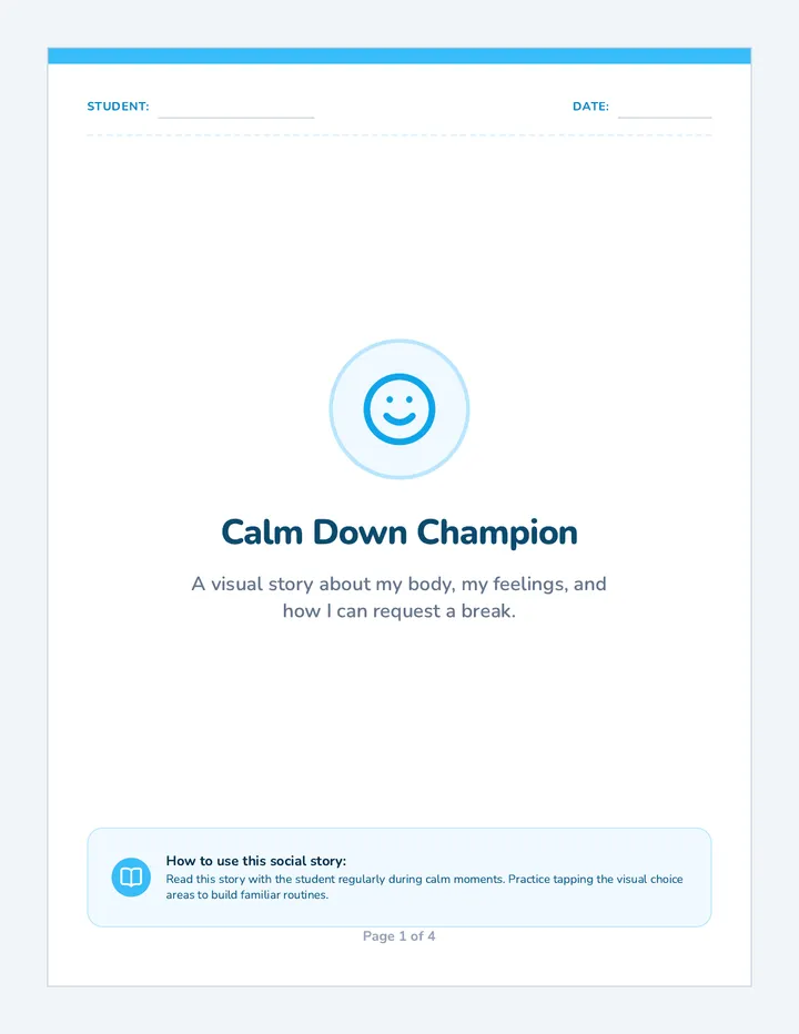 Calm Down Champion Story