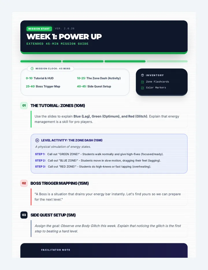 Week 1 Mission Materials