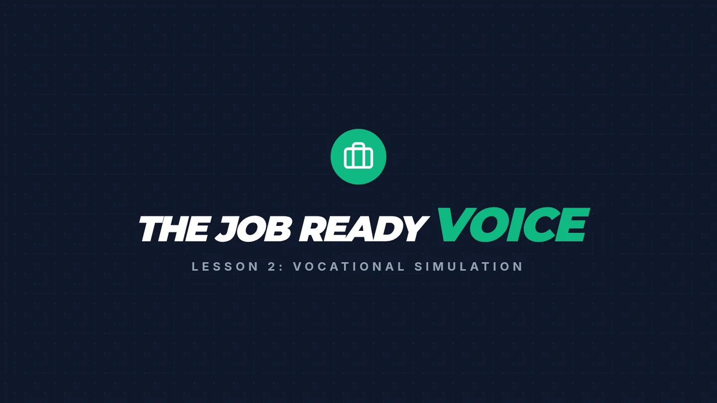 Job Ready Voice Slides