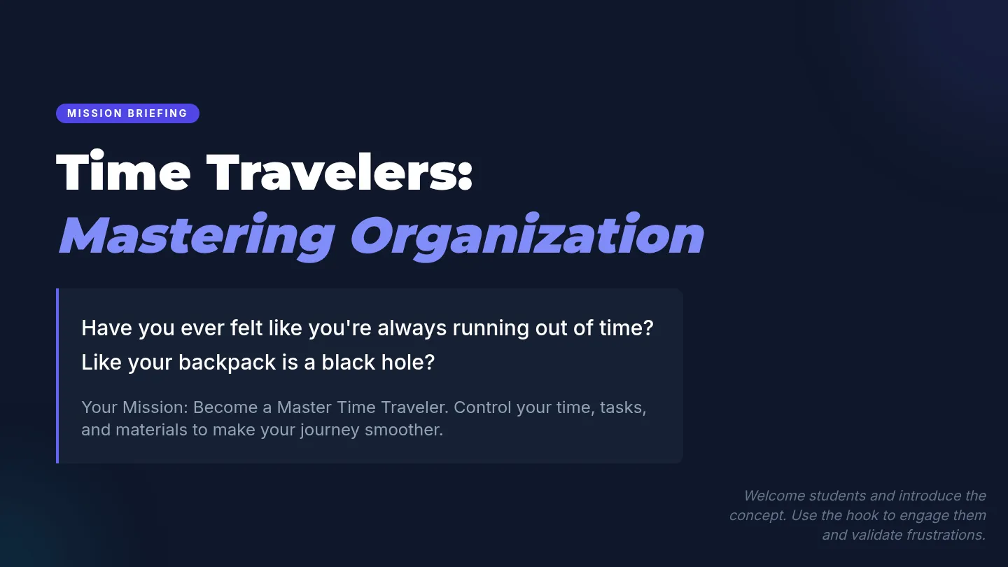 Time Travelers Slides Deck