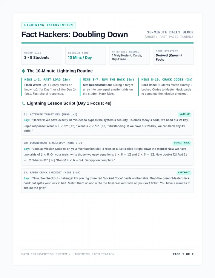 Fact Hackers Teacher Guide