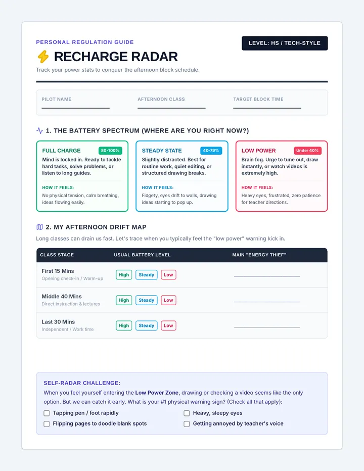 Recharge Radar Workbook