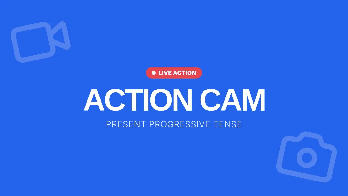 Action Cam Present Progressive • Lesson • Lenny.com