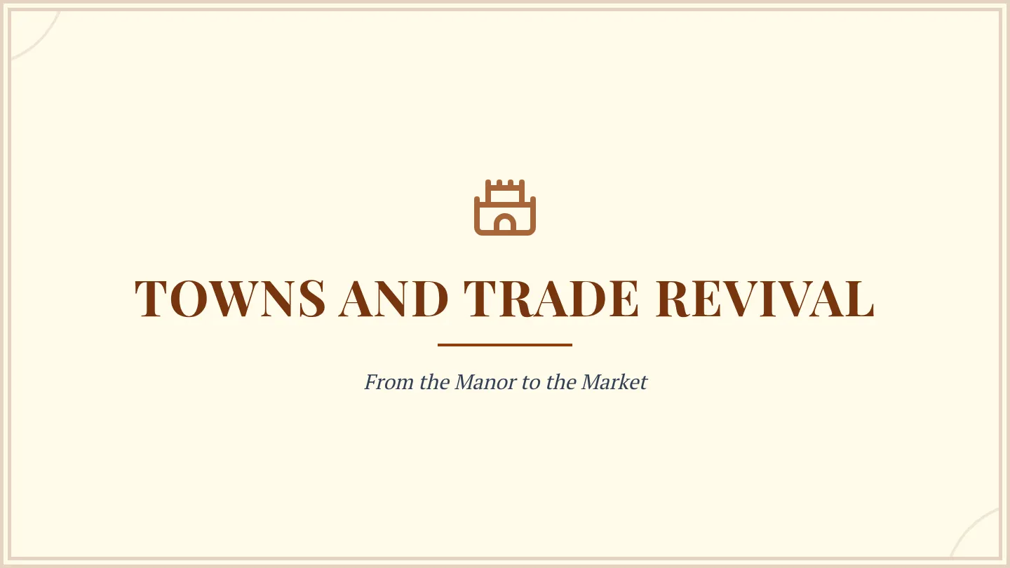 Towns and Trade Slides
