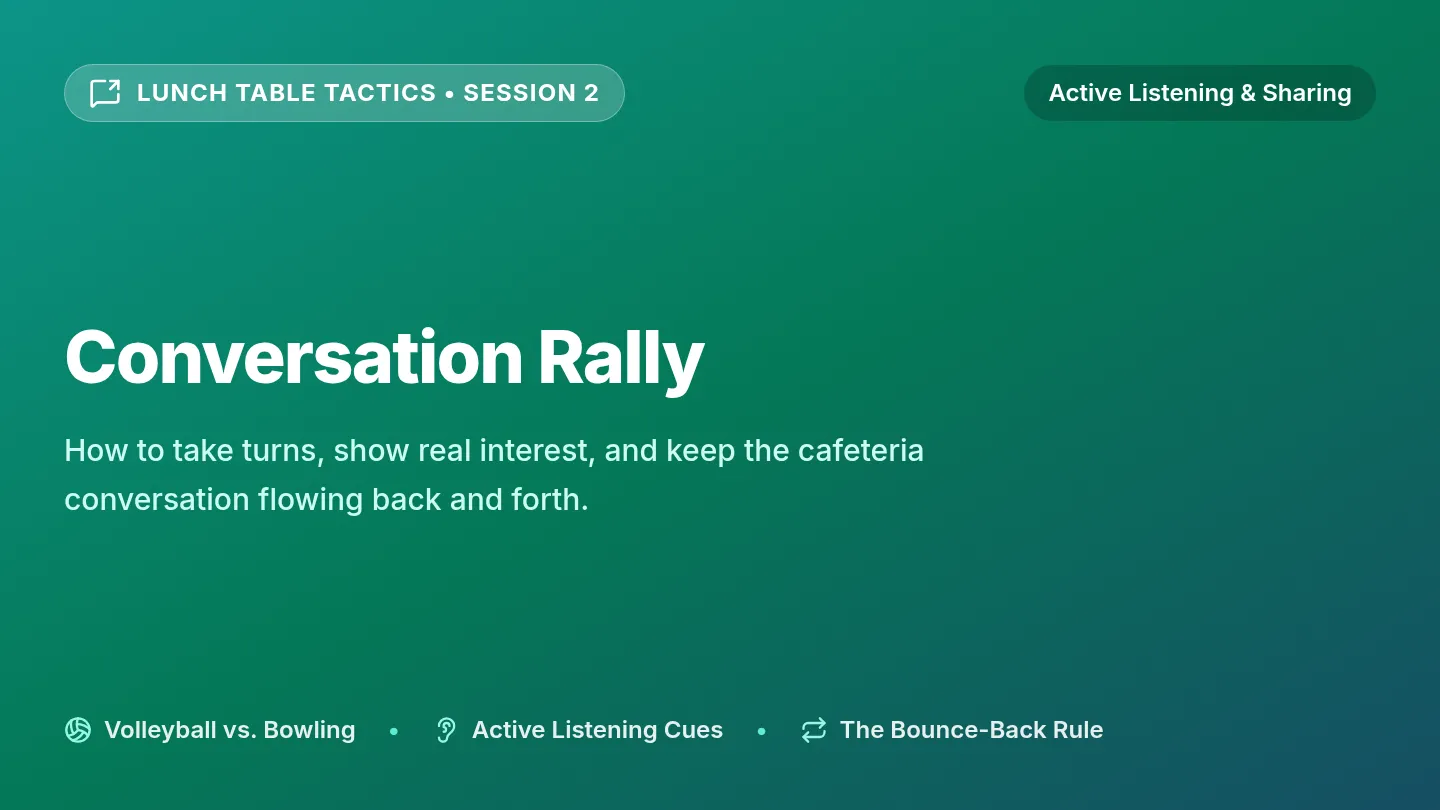 Conversation Rally Slides