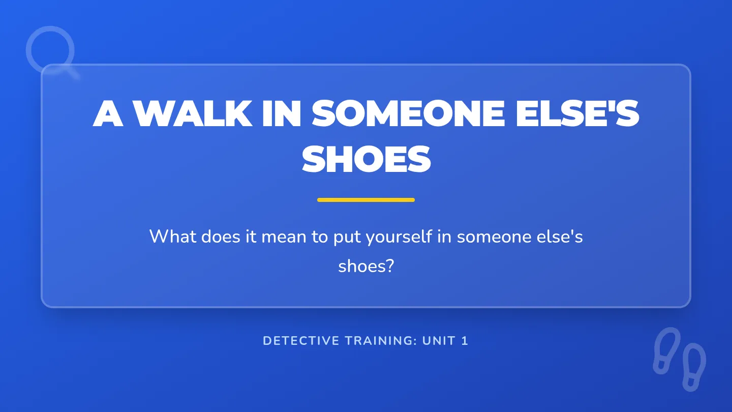 Walk in Their Shoes Slides