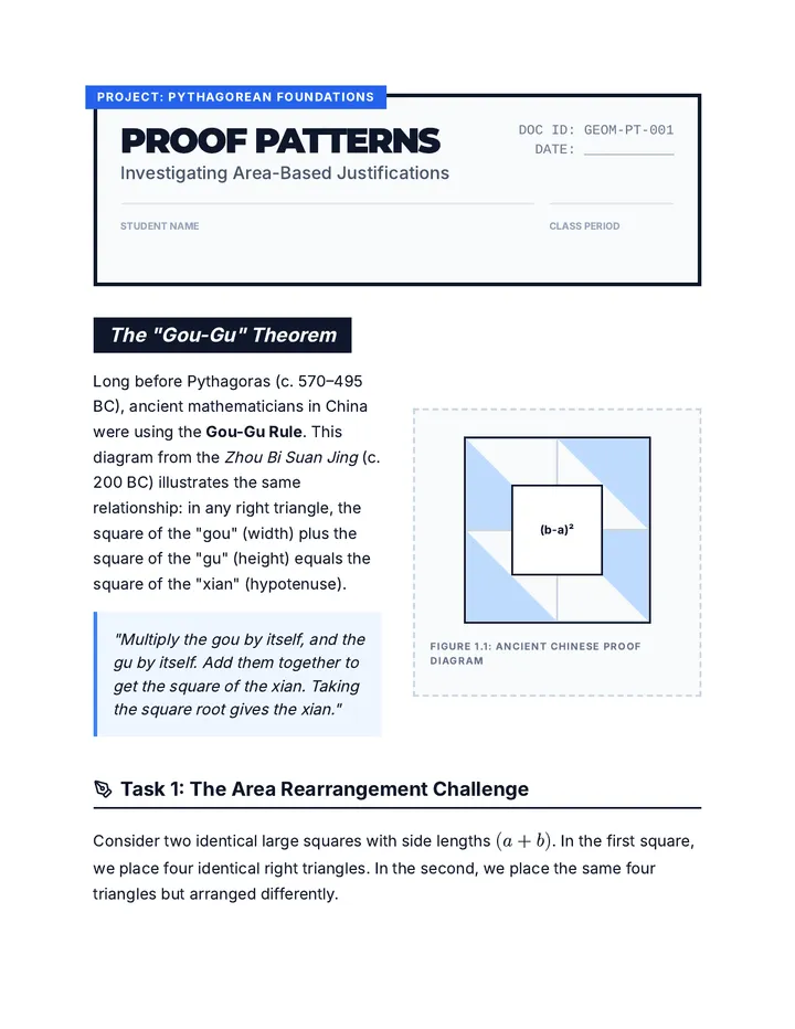 Proof Patterns Worksheet