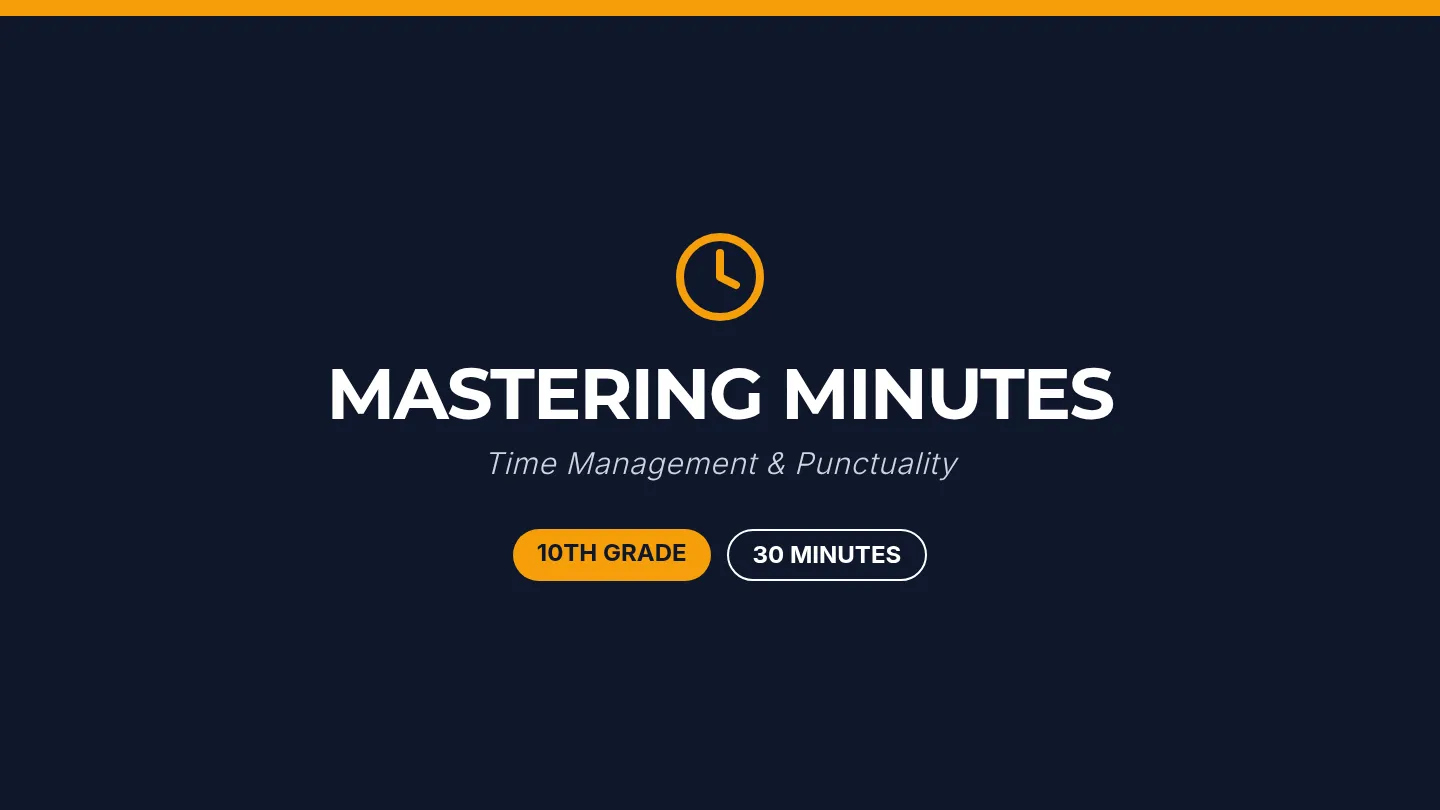 Mastering Minutes Slide Deck