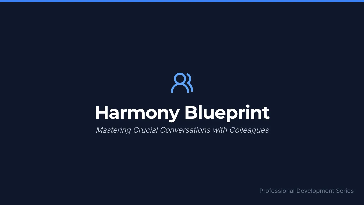 Harmony Blueprint Slides