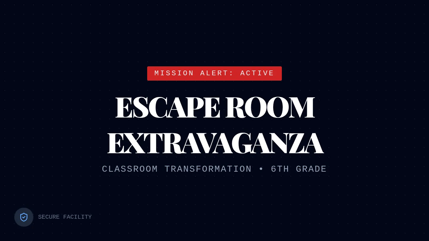 Escape Room Presentation Slides