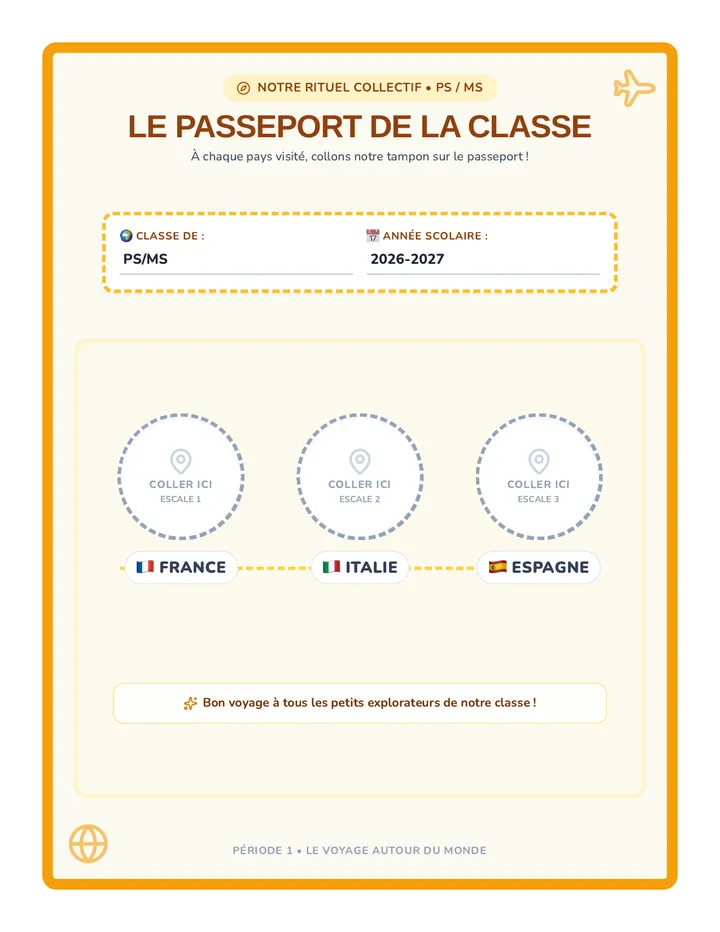 Rituel Passeport Voyage