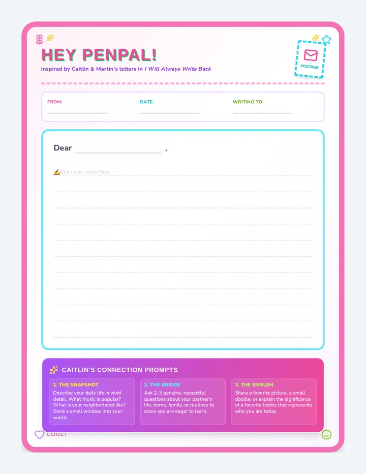 Retro Penpal Stationery