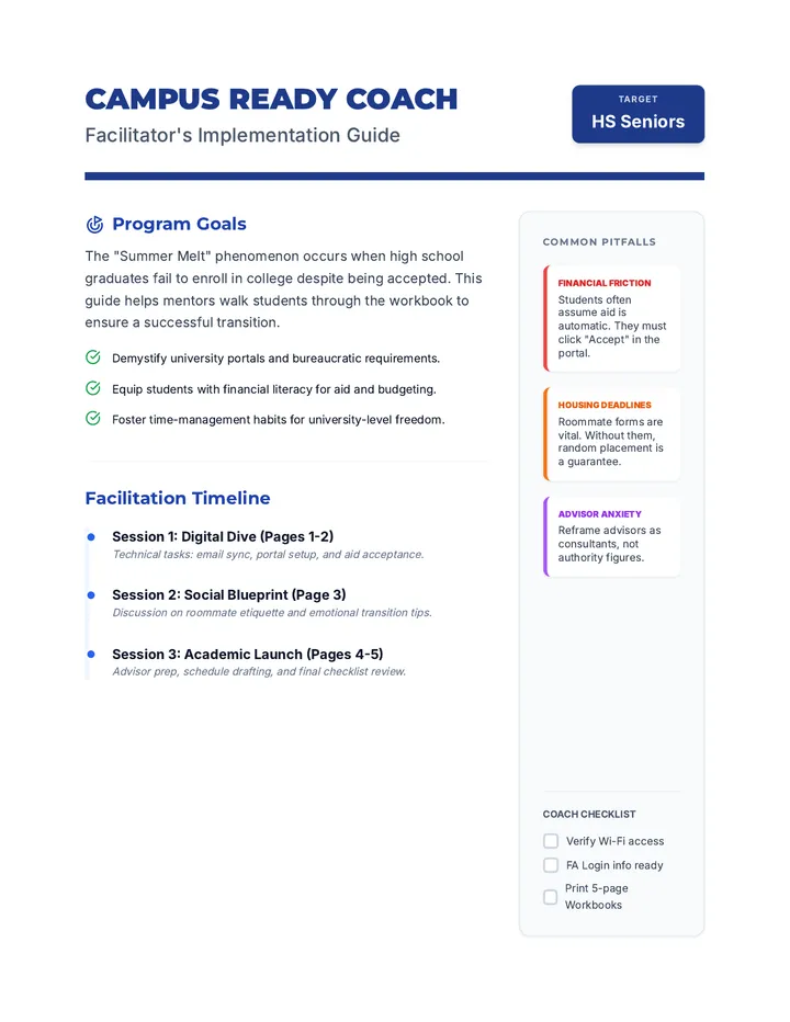 Campus Ready Coach Guide