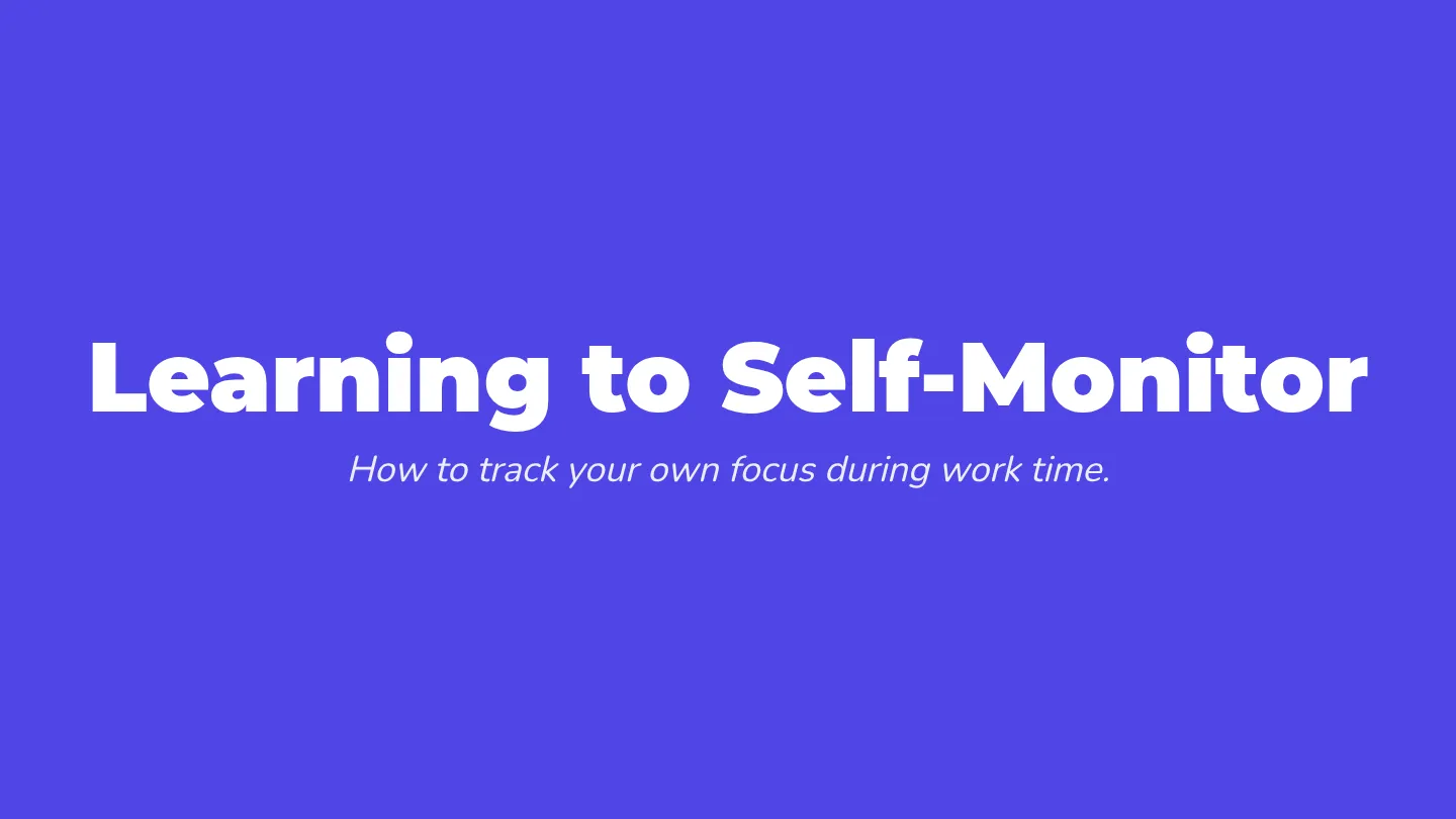 Self-Monitoring Slides