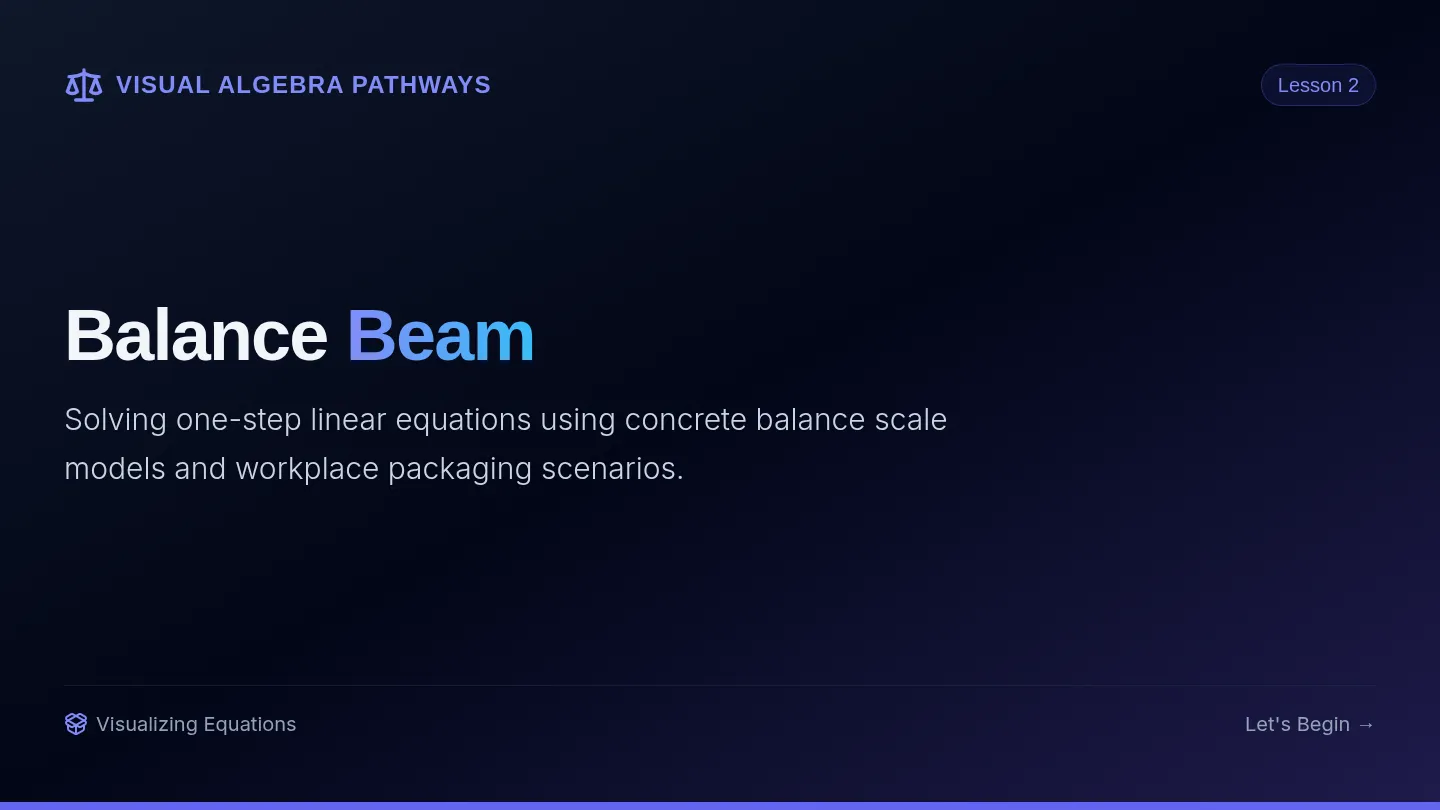 Balance Beam Slides