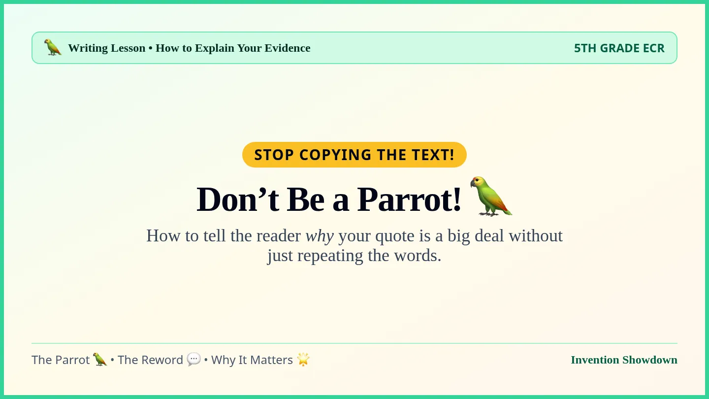 Explain Mastery Slides