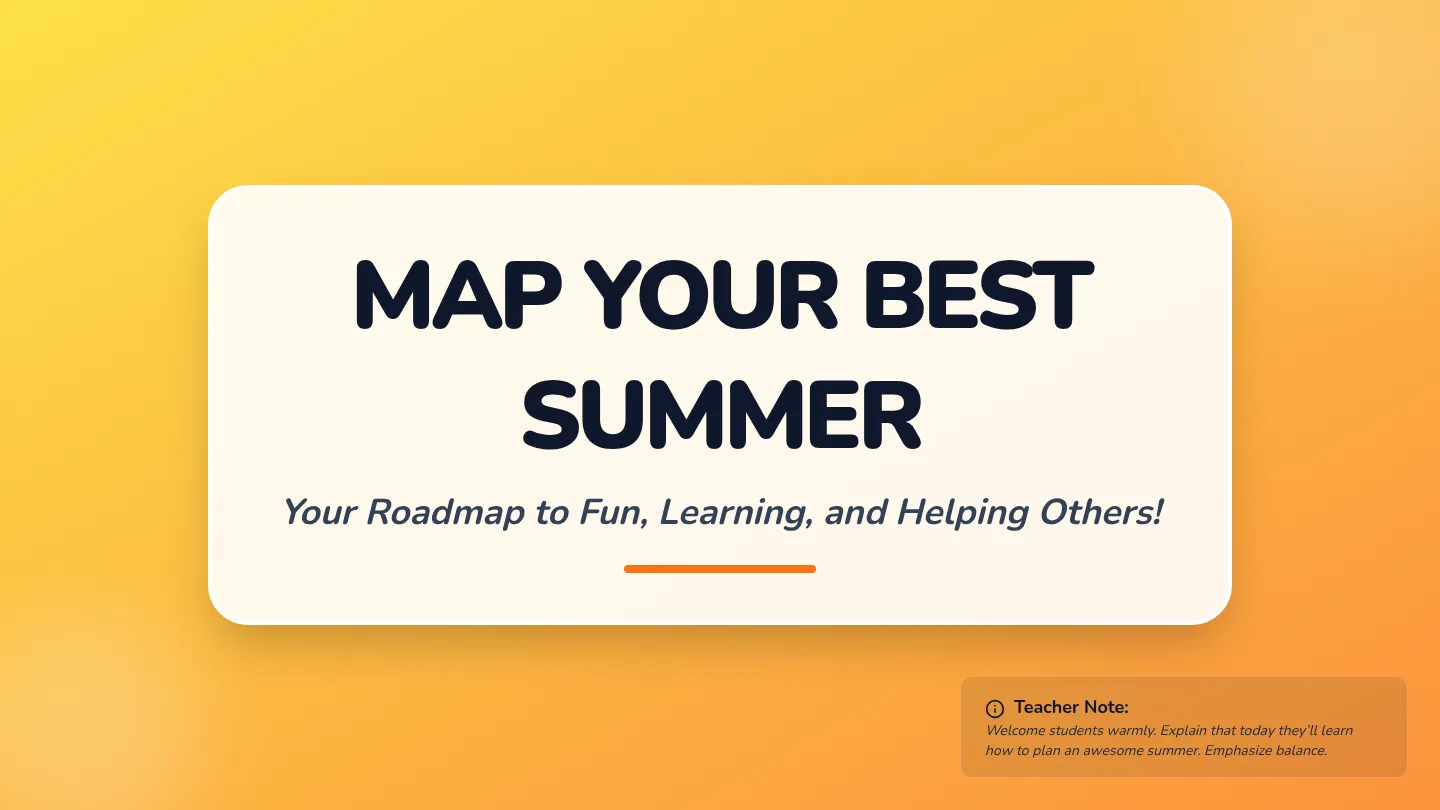 Map Your Best Summer Slides
